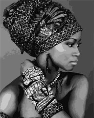 Купить Африканская красавица Картина по номерам ТМ АртСтори  в Украине