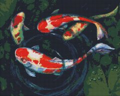Купити Грайливі рибки ©nata_li_karlova Мозаїчна картина за номерами 40х50 см  в Україні