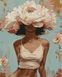 Розфарбування за номерами Квітуча красуня ©victoria_art, Без коробки, 40 x 50 см