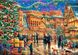 Новорічне місто Алмазна мозаїка квадратні стрази