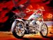 Мотоцикл Харлей-Дэвидсон Набор для алмазной мозаики на подрамнике 30х40см, Да, 30 x 40 см