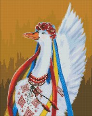 Купить Патриотическая гусочка Мозаичная картина по номерам 40х50 см  в Украине