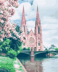 Купити Собор у Франції Картина за номерами ТМ АртСторі  в Україні