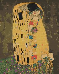Купити Поцілунок. Густав Клімт Полотно для малювання по цифрам без коробки  в Україні