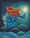 Звездный ангел ©Elena Schweitzer Алмазная мозаика круглыми камушками На подрамнике 40х50 см