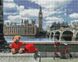 Алмазная мозаика на подрамнике Мишка-путешественник в Лондоне, Да, 40 x 50 см