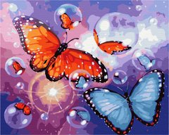 Купити Розфарбовування по номерах Метелики з бульбашками (без коробки)  в Україні