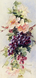 Алмазная мозаика Ветвь винограда 65х30см, Нет, 65 х 30 см