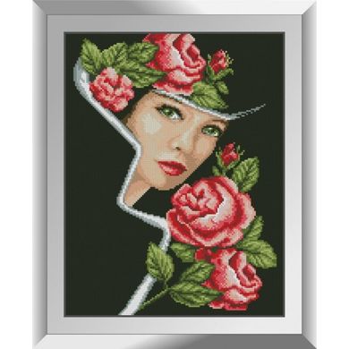Купити Алмазна вишивка ТМ Дрім Арт Портрет з трояндами  в Україні