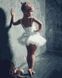 Юна балерина Картина антистрес за номерами без коробки, Без коробки, 40 х 50 см
