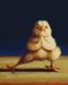 Йога курча ©Lucia Heffernan Алмазна картина на підрамнику 40 х 50 см, Так, 40 x 50 см