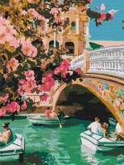Купити Весняна Венеція Картина антистрес за номерами на підрамнику  в Україні