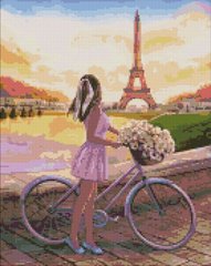 Купити Романтика в Парижі ©Kira Corporal Мозаїчна картина за номерами 40х50 см  в Україні