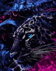 Купити Набір для малювання за номерами (без коробки) Космічний леопард  в Україні