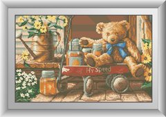 Купить 30494 Медвежонок с медом Набор алмазной мозаики  в Украине