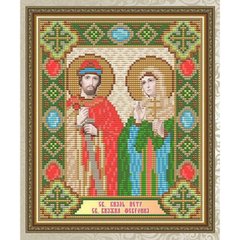 Купити Алмазна мозаїка Ікона Святий Князь Петро і Свята Княжна Февронія  в Україні