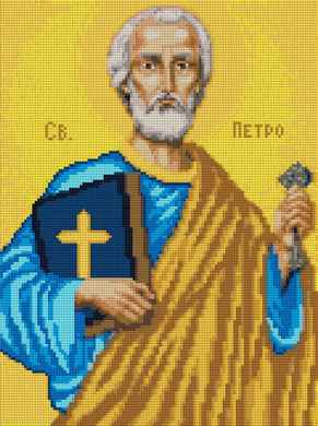 Купити Святий Петро Набір для алмазної мозаїки на підрамнику 30х40см  в Україні