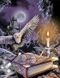 Магічні книги Гаррі Поттера Алмазна вишивка Квадратні стрази 40х50 см На підрамнику