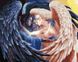 Обійми ангела Алмазна картина розфарбування 40 х 50 см, Без коробки, 40 х 50 см