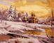 Цифрова картина розфарбування Зимовий світанок ©Олександр Закусілов (без коробки)