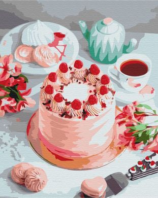 Купити Рожевий десерт Набір для малювання картин за номерами  в Україні