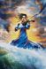 Дівчина зі скрипкою Патріотичний сюжет Алмазної мозаїки На підрамнику