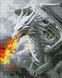 Алмазна мозаїка - Вогнедишний дракон з голограмними стразами (AB) ©art_selena_ua Идейка 40х50 см (AMO7833)