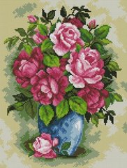 Купить 30696 Великолепные розы. Алмазная мозаика(квадратные, полная)  в Украине