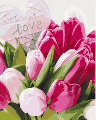 Купить Тюльпаны с любовью. Набор для рисования картин по номерам  в Украине