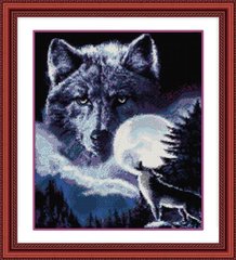 Купить 30194 Лунный волк Набор алмазной живописи  в Украине