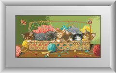 Купити 30042 Сплячі кошенята Набір алмазного живопису  в Україні