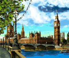 Купити Набір для малювання картини за номерами Велич Лондону  в Україні